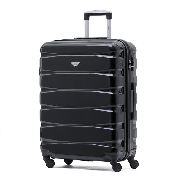 Flight Knight Set of 3 Lightweight 4 Wheel ABS Hard Case Suitcases Cabin & Hold Luggage Options Approved for Over 100 Airlines Including easyJet, British Airways, Ryanair, Jet2 & Many More