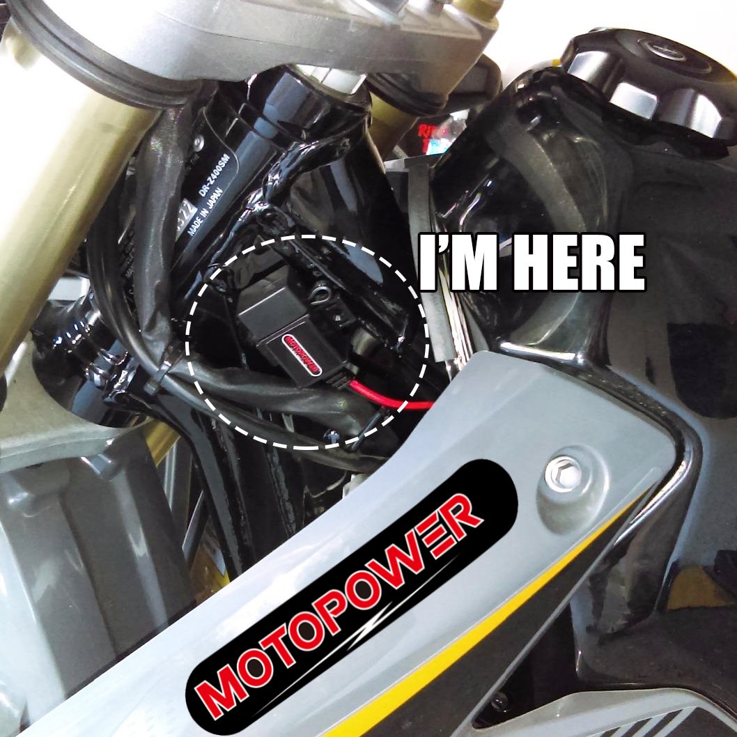 MOTOPOWER MP0609A 3.1Amp Motorcycle USB Charger Kit for Phone, GPS or Sport Camera