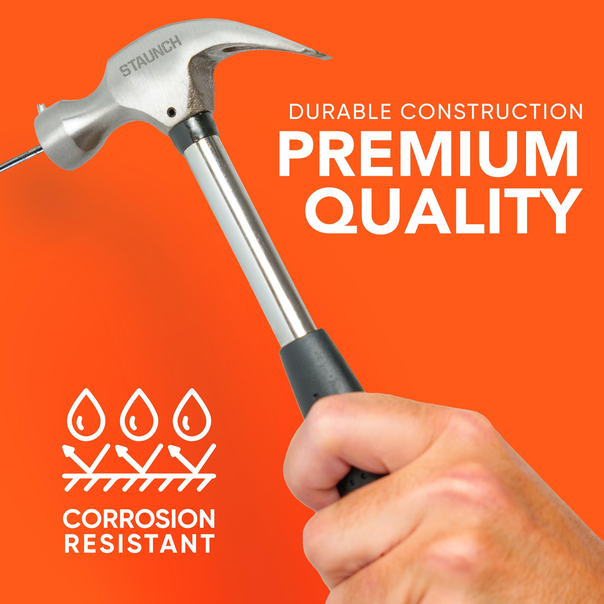 Tool Kit | Staunch 200 Piece Home and Office Tool Set | Complete Starter Tool Kit Set & Organiser Tool Box with Tools Included | General Household Tool Kits for Home with DIY Tools in Tool Case