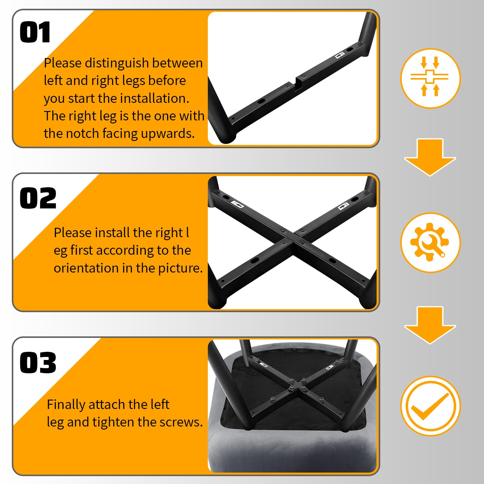 LONGTOO Set of 6 Dining Chairs with Velvet Upholstered Seat & Backrest,Stable Metal Legs,Modern Stripe Design,Champagne