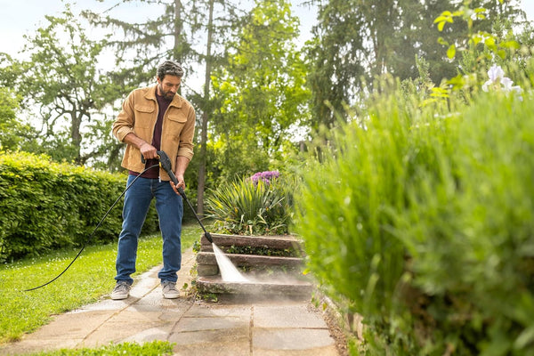 Kärcher K 2 Power Control Home pressure washer, pressure: max. 110 bar, flow rate: 360 l/h, area: 20 m²/h, water filter, weight: 4.0 kg, high-pressure gun, dirt blaster, spray lance, Home Kit