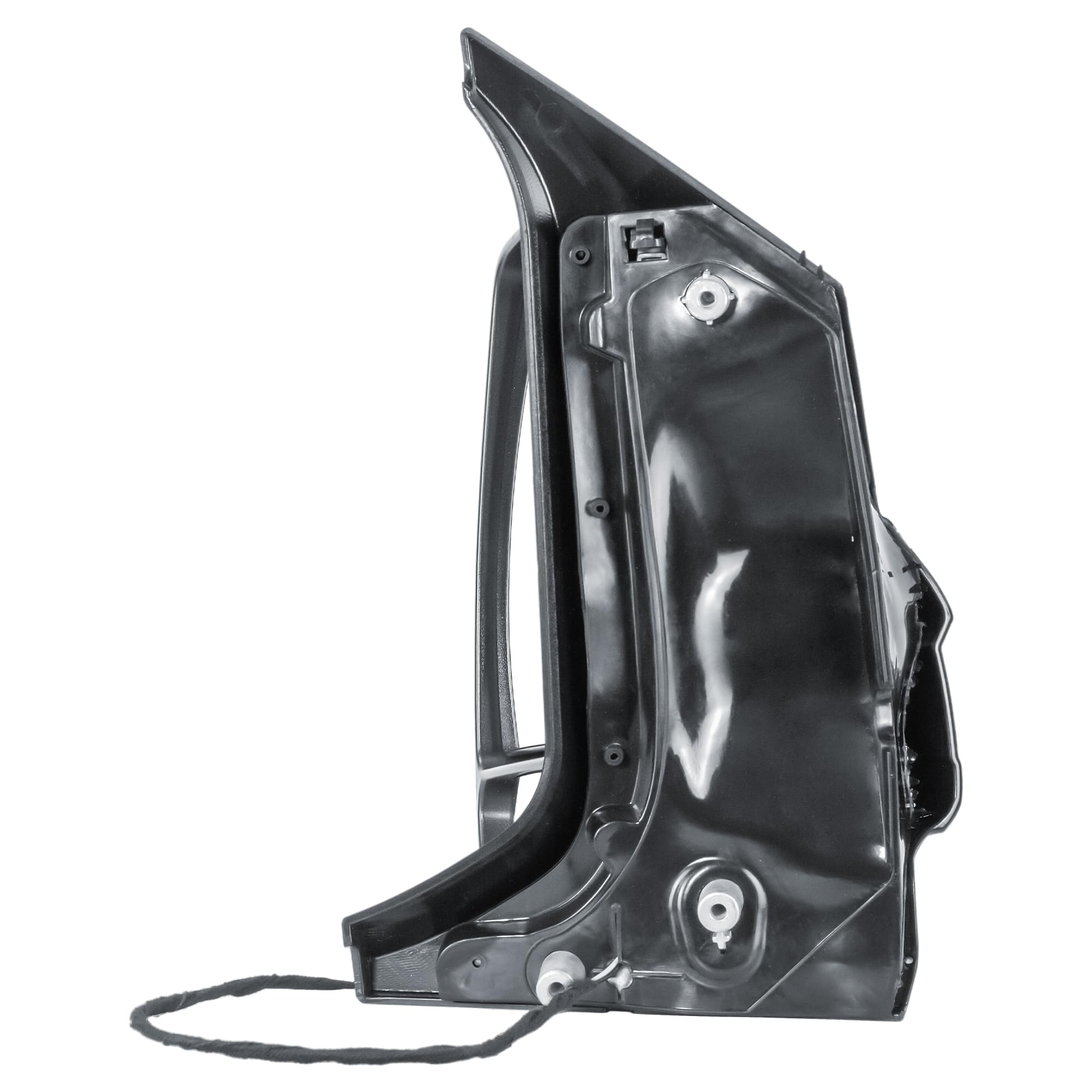 Repmacement Driver Right Side Door Wing Mirror O/S Electric and Heated Manual Folding with Textured Back Cover for Ford Transit Tourneo Custom 2015 to 2024