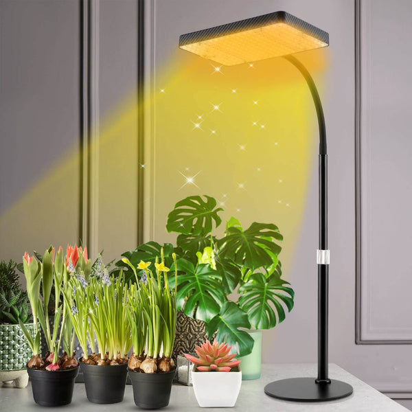 FECiDA Grow Lights for Indoor Plants, UV-IR Full Spectrum Desk LED Plant Grow Light, 25 Watt 2000 Lumen Houseplant Growing Lamp with On/Off Switch,