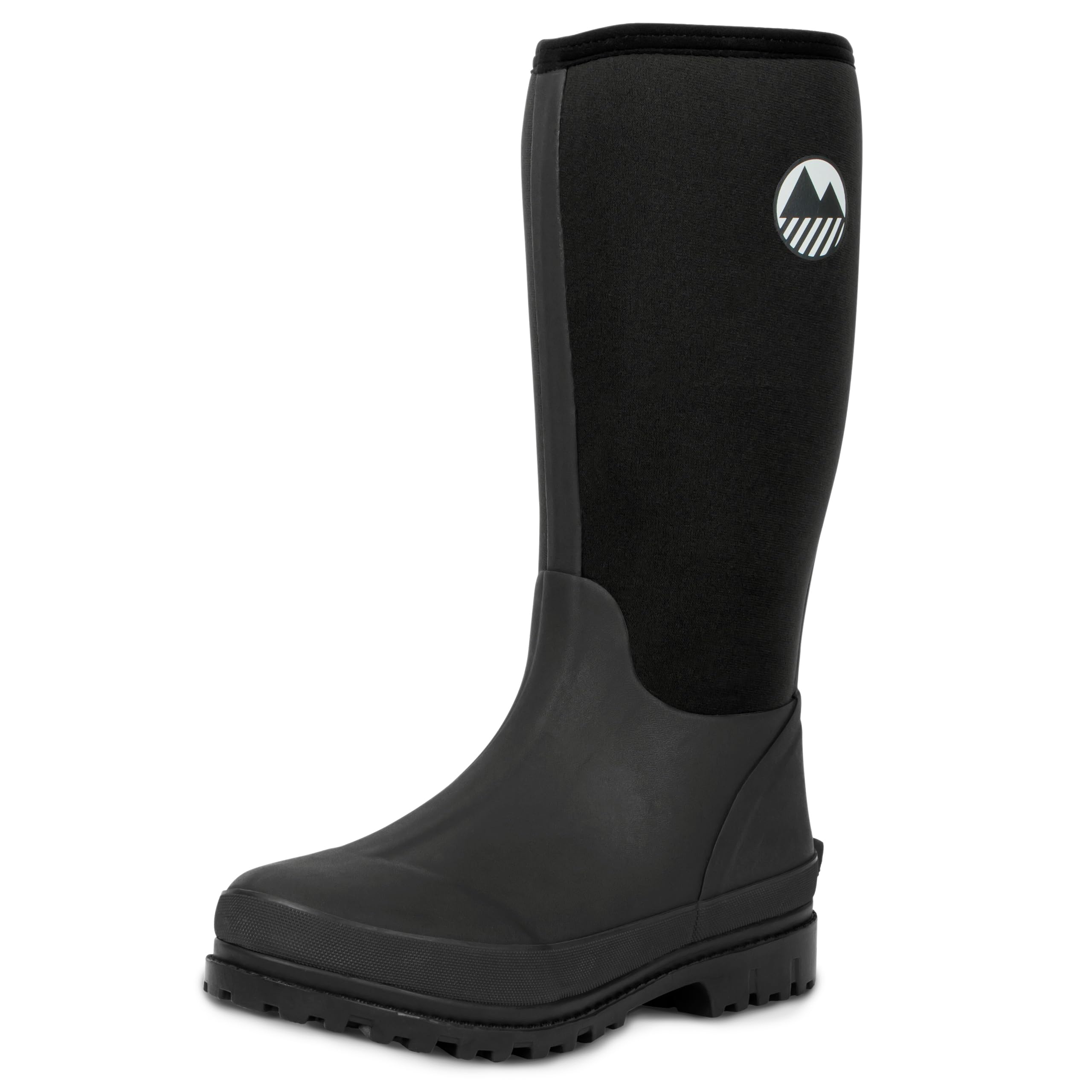 Lakeland Active Women's Rydal Neoprene Insulated Rubber Mucker & Yard Wellington Boots Warm Lined Fully Knee High Waterproof Wellies in Black, Moss Green, Navy Blue & Plum