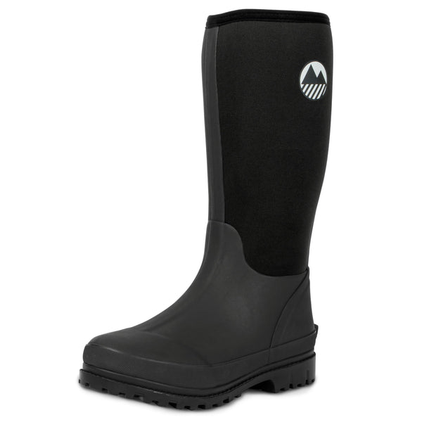 Lakeland Active Women's Rydal Neoprene Insulated Rubber Mucker & Yard Wellington Boots Warm Lined Fully Knee High Waterproof Wellies in Black, Moss Green, Navy Blue & Plum