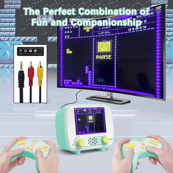 Mini Arcade Machine, 156 Built-In 16-Bit Games, 2.8” Full Colour Screen, 8-Way Joystick, Handheld Retro Games Console – Gaming by Golden Security!