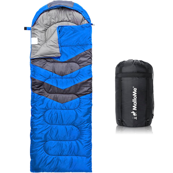 MalloMe Sleeping Bags for Adults & Kids Sleeping Bag 3-4 Season - Ultralight Backpacking Sleeping Bag Cold Weather & Warm, Lightweight Compact, Single Adult Girls Boys Winter Sleep Camping Accessories