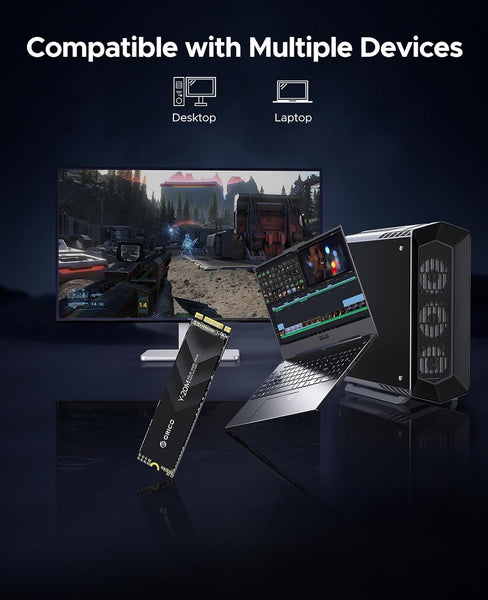 ORICO M.2 2280 SATA SSD, Internal M.2 SSD with B+M Key for Desktop/Laptop, SATA III 6Gbps NGFF Solid State Drive Low Power Consumption (PCIe NVMe Incompatible) - Y20M (128, GB)