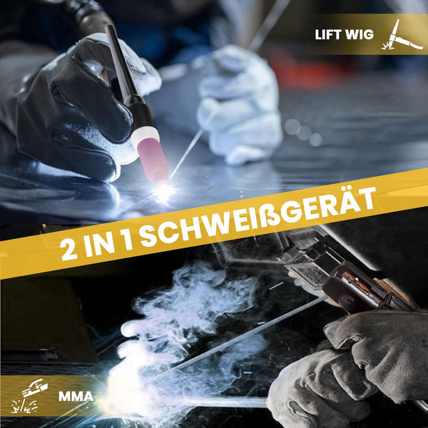 SSIMDER Tig Welder TIG-200 220V TIG MMA 2 in 1 Welding Machine Stick Arc Welding DC IGBT Inverter Welder Machine for Metal Fabrication/Automotive/DIY/Workshops,Best for Beginner