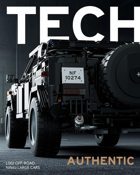 Nifeliz L002 OFF-ROAD Truck Model Car Building Set, 1:8 Scale Collectible Off-road Gift for Adults and car lovers, Technical Truck to Build or Display (3983 PCS, NF10274)