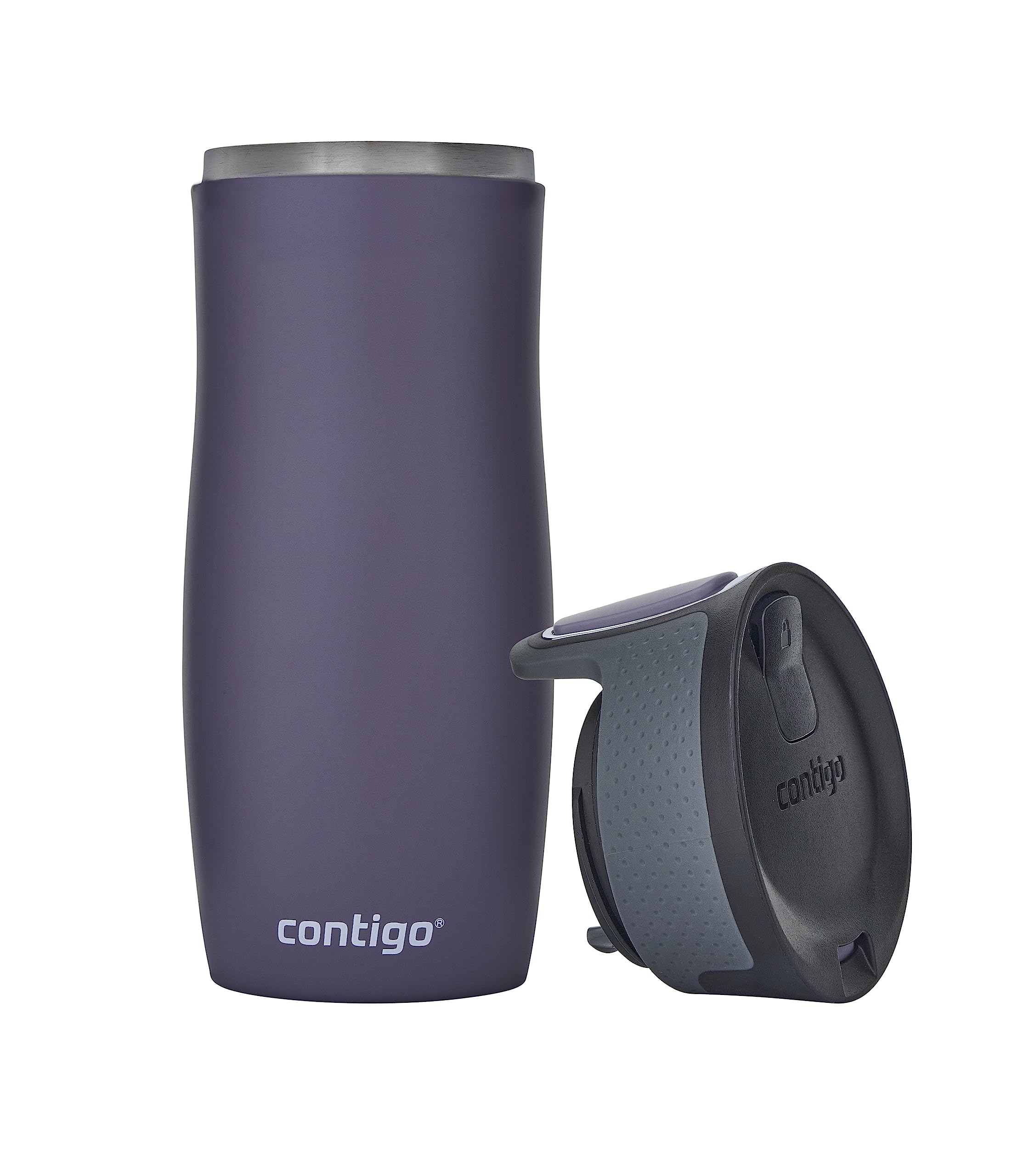 Contigo West Loop Autoseal Travel Mug, Stainless Steel Thermal Mug, Vacuum Flask, Leakproof Tumbler, Coffee Mug with BPA Easy-Clean Lid