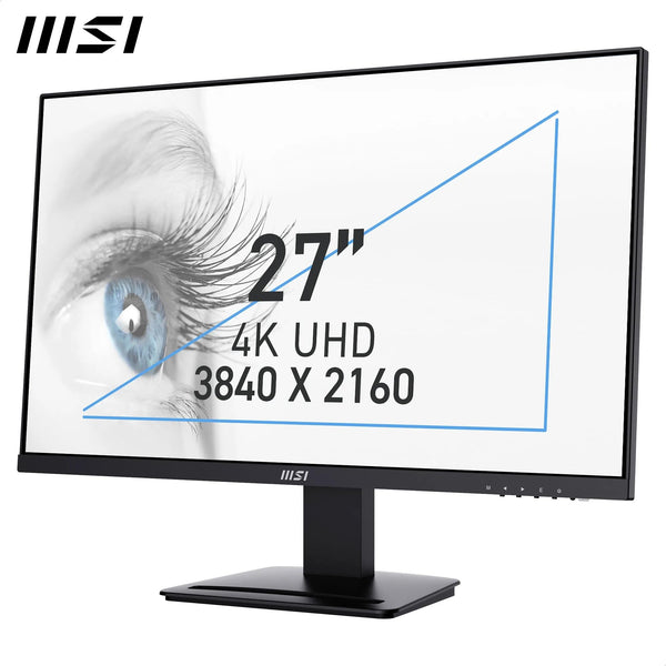 MSI PRO MP251 24.5 Inch Full HD Office Monitor - 1920 x 1080 IPS Panel, 100 Hz, Eye-Friendly Screen, Built-in Speakers, Tilt-Adjustable - HDMI 1.4b, D-Sub (VGA)
