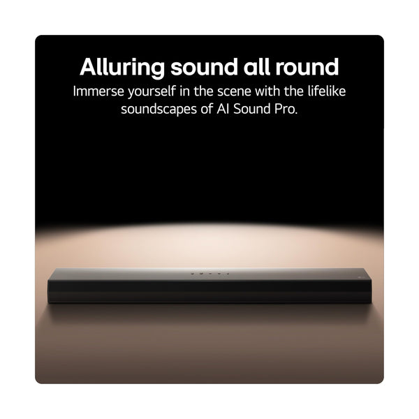 LG USC9S Bluetooth Soundbar for TV with Dolby Atmos & Wireless Subwoofer 3.1 channel