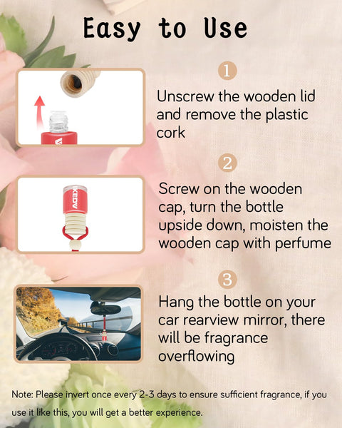 Ikeda scents Ikeda Car Air Fresheners | Automotive Hanging Pendant | Auto Perfume Diffuser with Real Oil | Strong and Long Last Fragrance | Fresh Smell Cover Odours | Car Accessories for Men Women