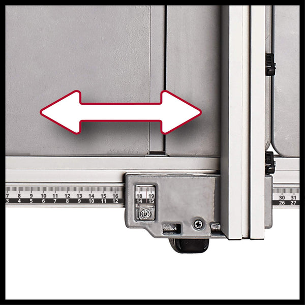 Einhell 4340490 Bench-type Circular Saw TC-TS 2025/2 U (Maximum 2000 W, Saw Blade with Height/Angle Adjustment Facility, Parallel Stop, Angle Stop +/- 60°), 113.5 cm*89.6 cm*87.0 cm