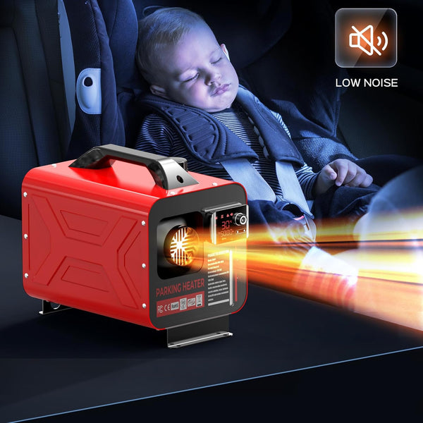 GEARLASSO Diesel Heater 8KW 12V/24V, All in One Air Parking Heater APP Control, Remote Control LCD Display, Fast Heating Low Noise for RV Boat Car Garage Home Tent Truck
