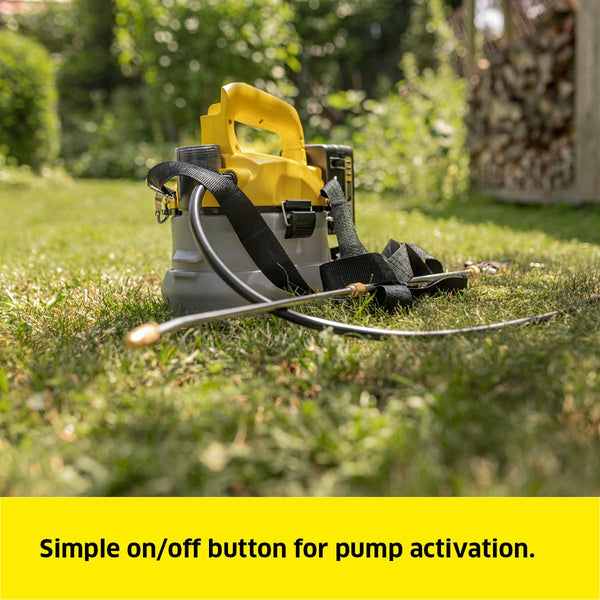 K?rcher 18 V Cordless Pressure Sprayer PSU 4-18, pressure: max. 3 bar, flow rate: 30 l/h, hose: 1.2 m, container: 4 l, telescopic lance: 45-75 cm,