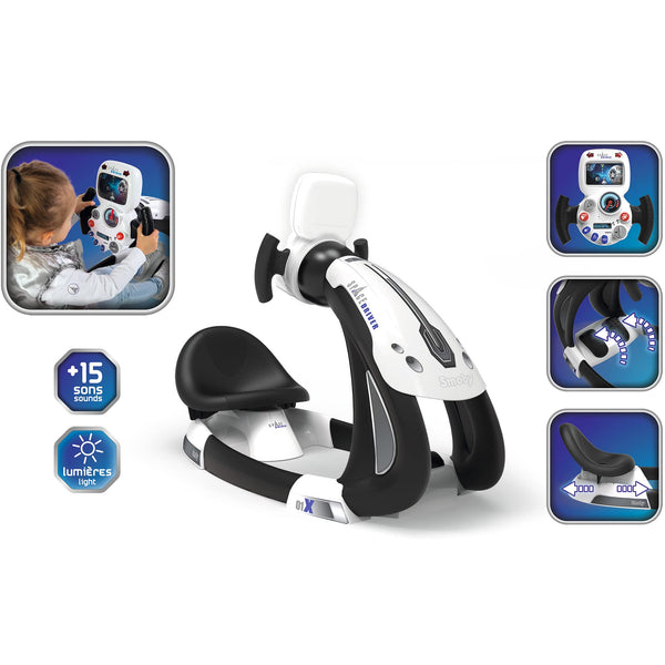 Smoby 370217 Driving Simulator, Black