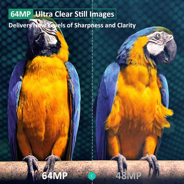 GardePro E7 WiFi Wildlife Camera, 64MP 1296P, Phone App, 100ft Night Vision, Game Cameras with Motion Activated Waterproof, for Hunting, Wildlife, Deer Camera