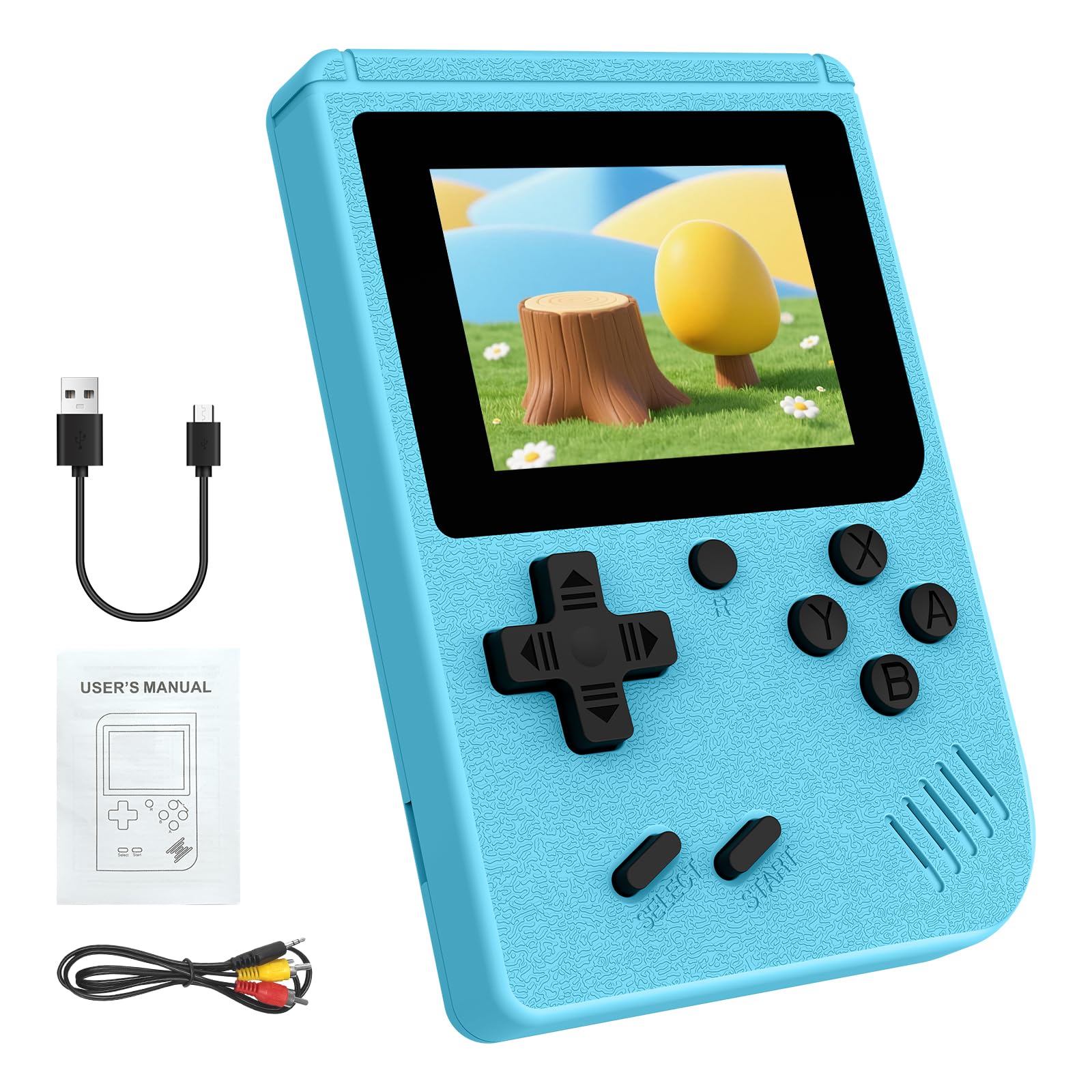 2025 New Upgrade R36MAX Retro Handheld Game Console with 64GB Built-in 18000+ Classic Games, Portable Video Gaming Console Linux System 4.0 Inch IPS Screen, 4000mAh Rechargeable Battery-Black