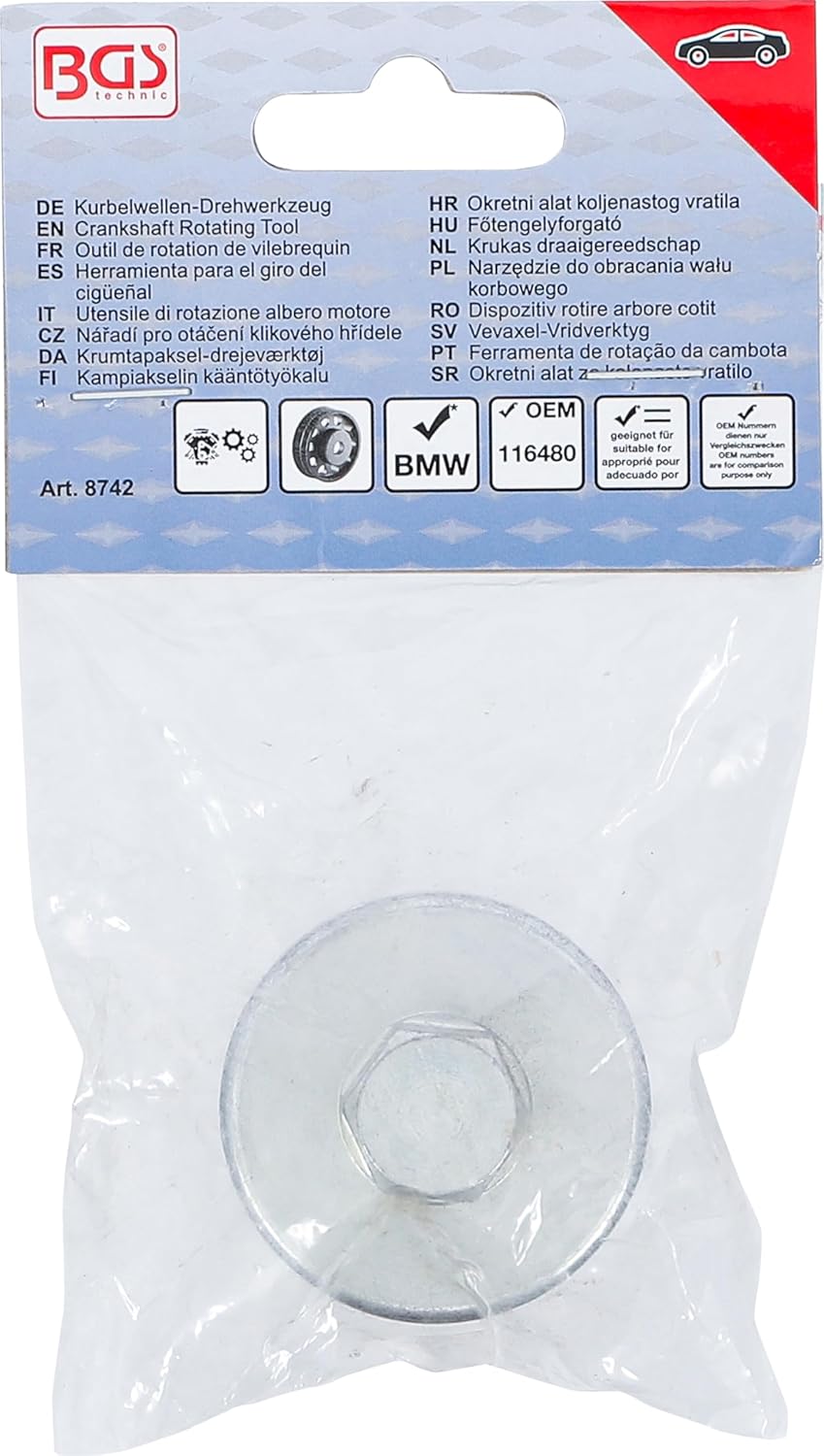 BGS 8742 | Crankshaft Rotating Tool | for BMW M52 / M54 / M56
