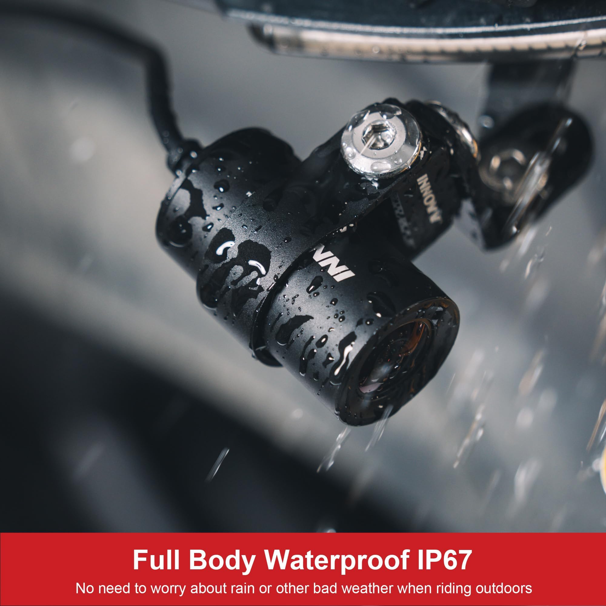 K7 Motorcycle Dash Cam Front and Rear with EIS Anti-Shake 2K + 2K@30FPS or 1080P + 1080P@60 FPS Motorbike Camera, GPS, Wi-Fi, 24Hrs G-Sensor, Waterproof Motorcycle Camera Support 512 GB Max