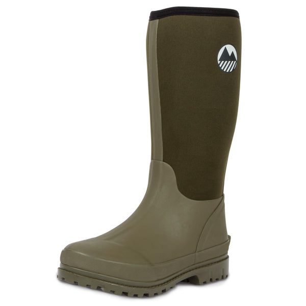 Lakeland Active Women's Rydal Neoprene Insulated Rubber Mucker & Yard Wellington Boots Warm Lined Fully Knee High Waterproof Wellies in Black, Moss Green, Navy Blue & Plum