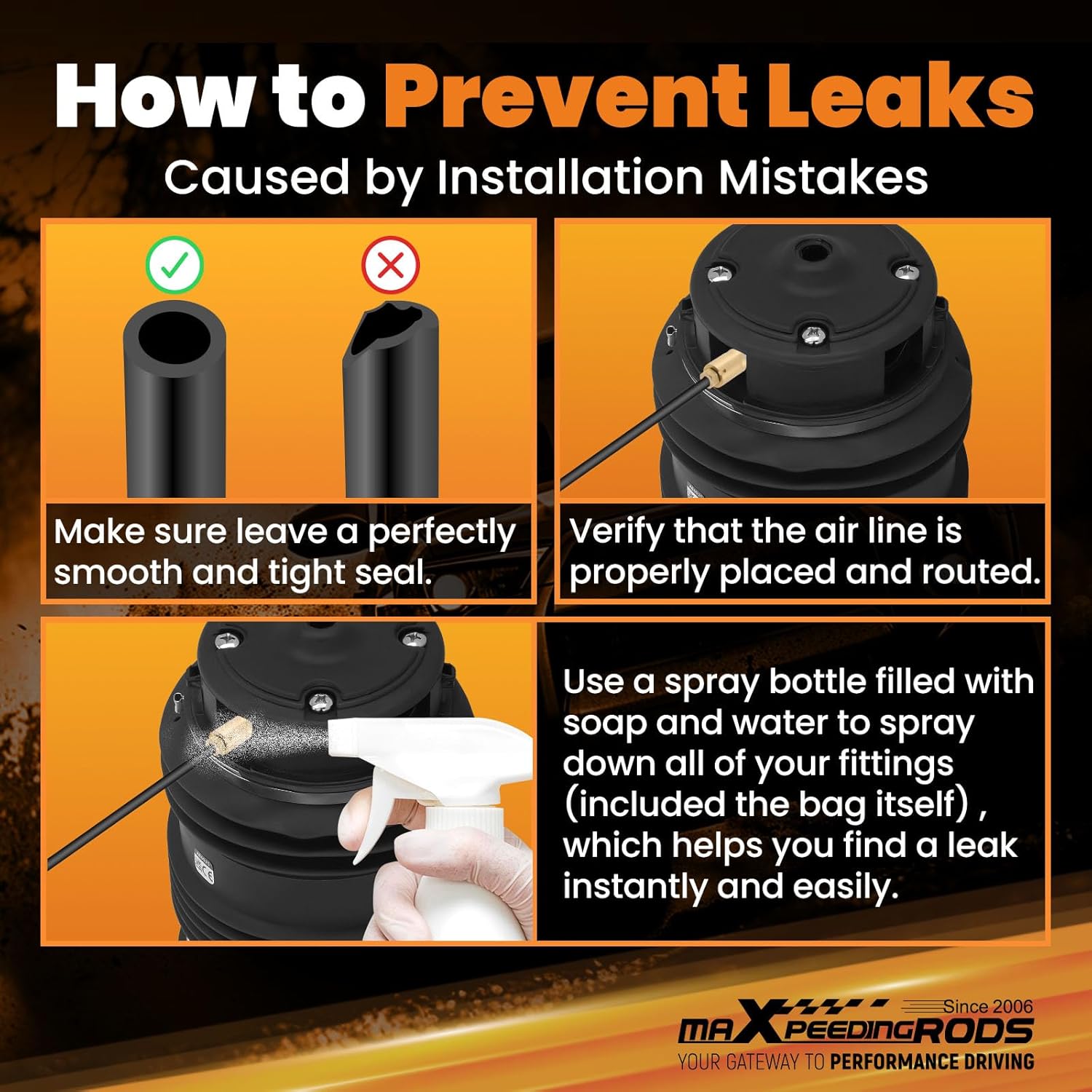 maXpeedingrods 1PC Rear Air Spring Bag for Mercedes E-Class S211 T-Model 2Pins 2113200925