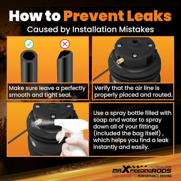 maXpeedingrods 1PC Rear Air Spring Bag for Mercedes E-Class S211 T-Model 2Pins 2113200925