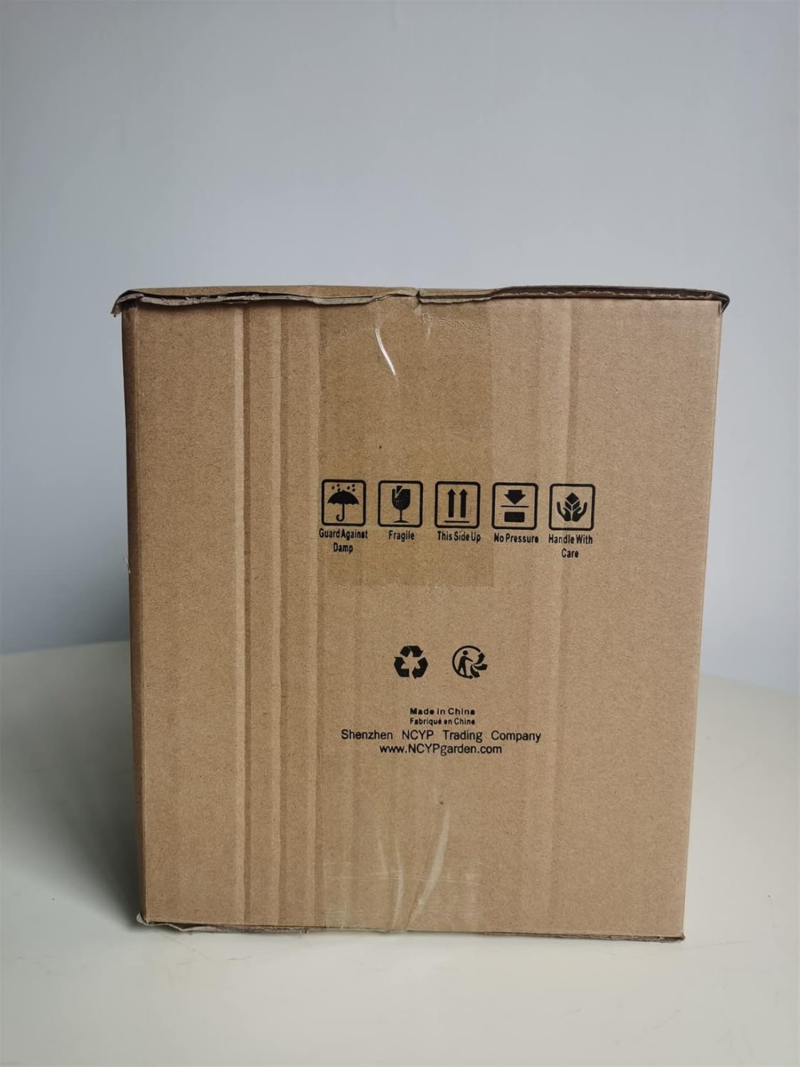 NCYP Geometric Glass Terrarium for Succulent - 17.5x17.5x15 cm Small Ball Shape Glass Display Planter Pot - Wedding Tabletop Centerpiece - Indoor Brass Decor, Gold (No Plants)