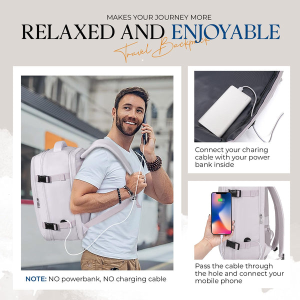 for Ryanair Cabin Bags 40x20x25 Underseat Bag,Small Travel Backpack Cabin Size Carry-ons for Women Men,Hand Luggage for Overnight,Casual Daypack with Laptop Compartment,Anti Theft Pocket