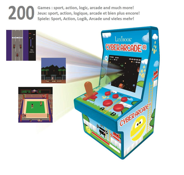 Lexibook, Power Cyber Arcade®, 300 Games Portable Game Console, JL3000