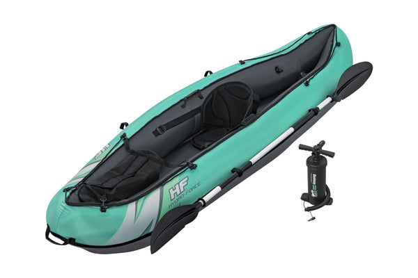 Hydroforce Ventura Kayak Set, Inflatable Boat Set With Hand Pump, Paddle And Storage Bag, Multiple Styles