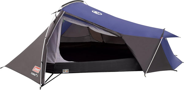 Coleman Cobra Backpacking Tent, Black, Blue, 3 Person