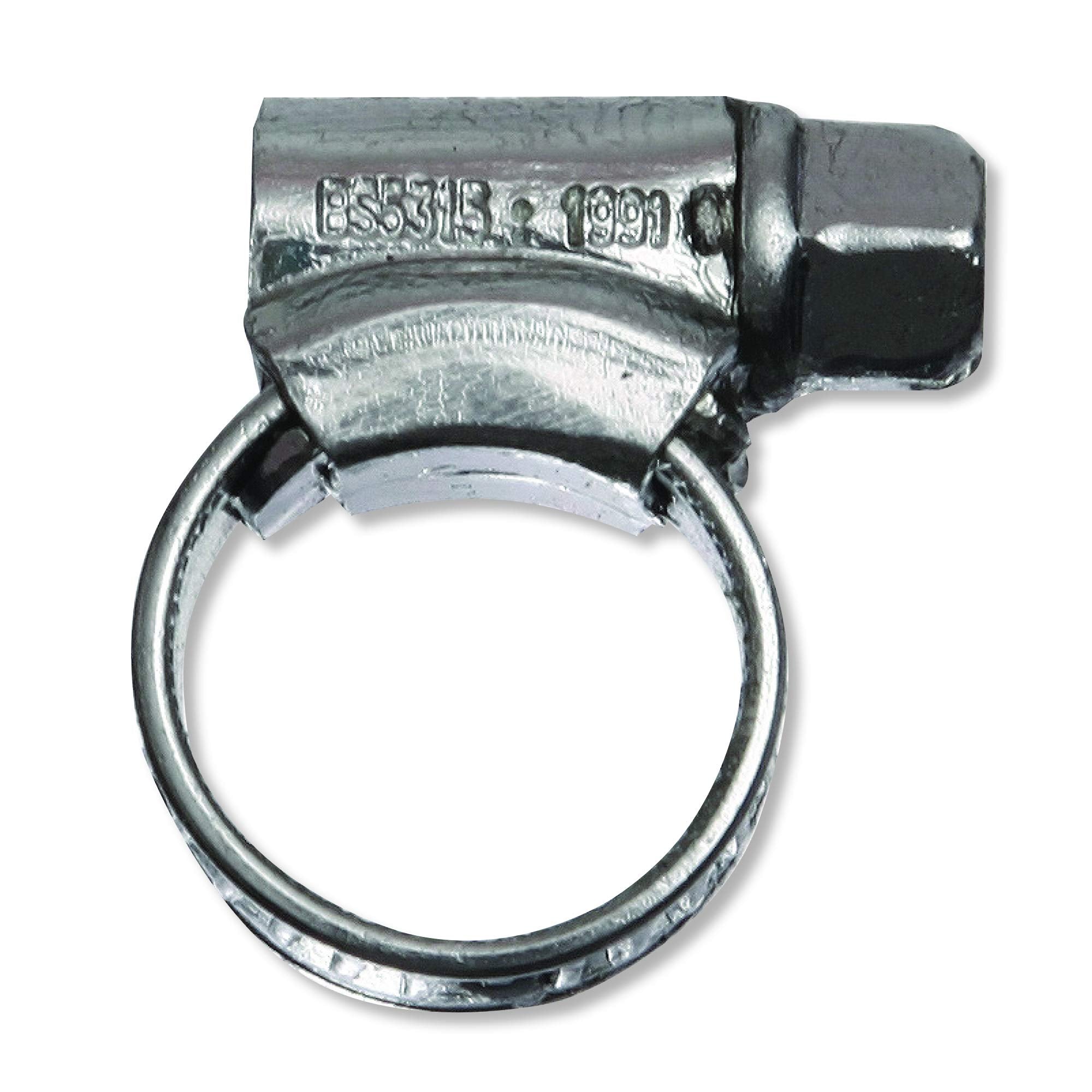 Eclipse Professional Tools ECW1-2A W1 Box of 10 35-50mm (1 ⅜" - 1 ¾") Mild Steel Worm Gear Hose Clamps