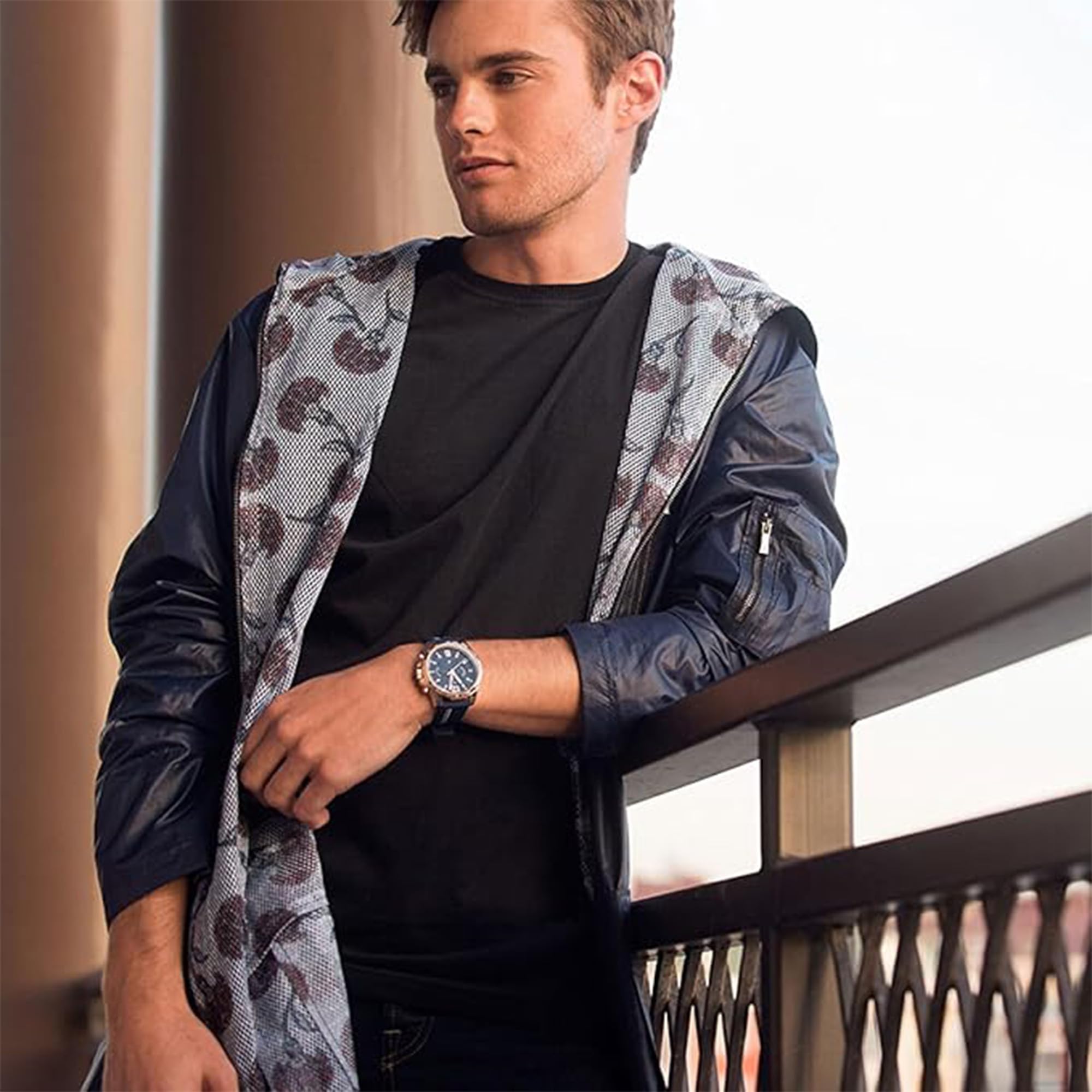 Tommy Hilfiger Analogue Multifunction Quartz Watch for Men with Silicone, Stainless Steel or Leather Bracelet, Day & Date Sub-Dials, 5ATM Water Resistant