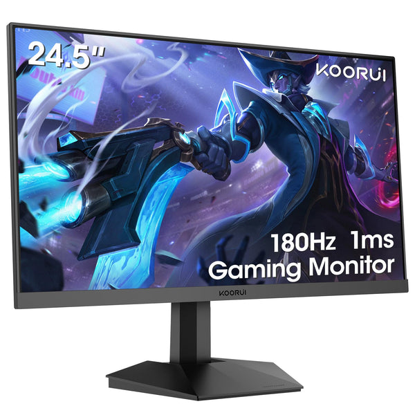 KOORUI 32 inch Curved Gaming Monitor,1440p(2560x1440),170Hz.1ms, 2K, QHD,VA 1500R, HDR10,Adaptive Sync, VESA & Eye Care Ultra-Thin Support DP/HDMI