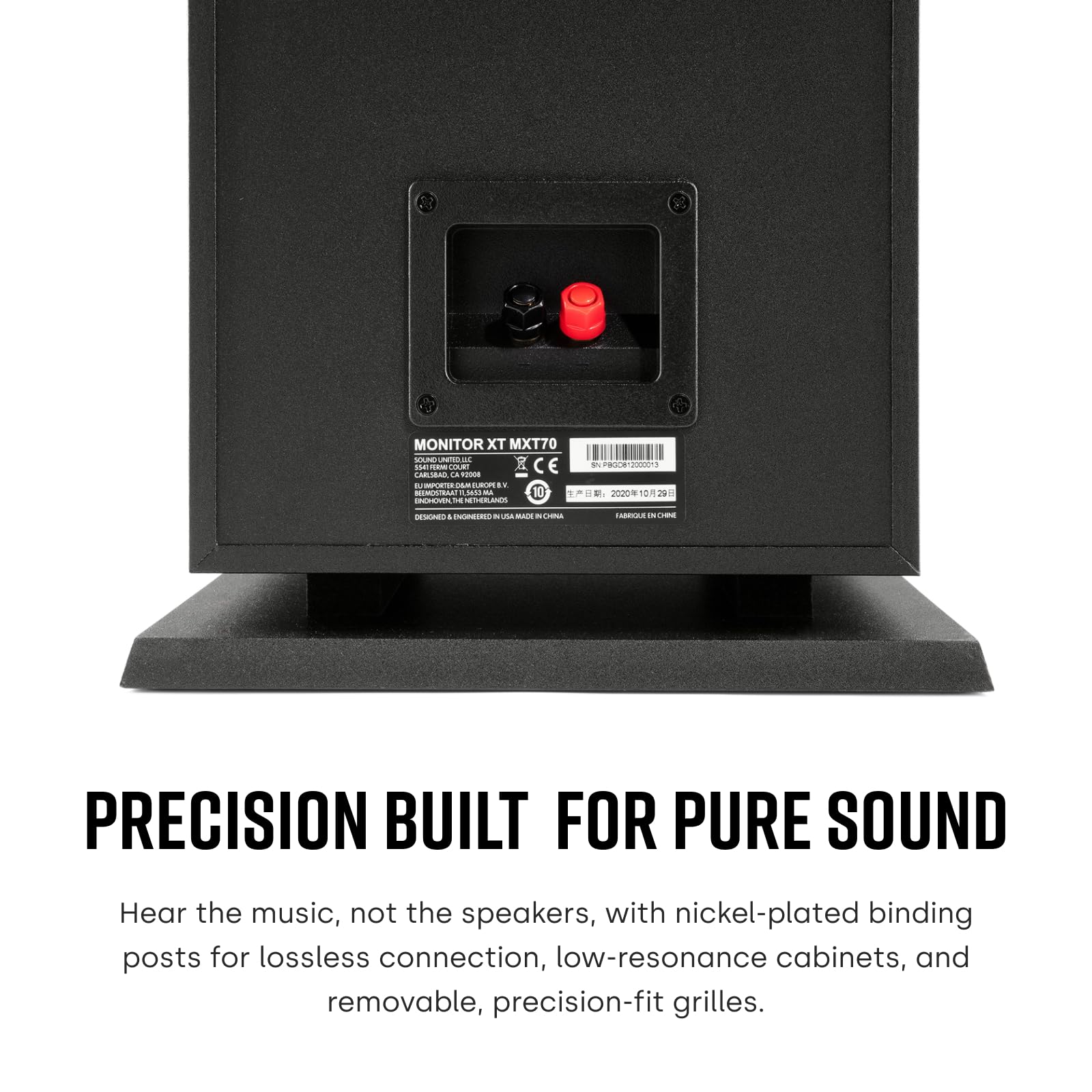 Polk Audio Polk Monitor MXT60 Compact Tower Speaker, HiFi and Home Cinema Speaker, Hi-Res Certified, Dolby Atmos and DTS:X Compatible (1 piece)