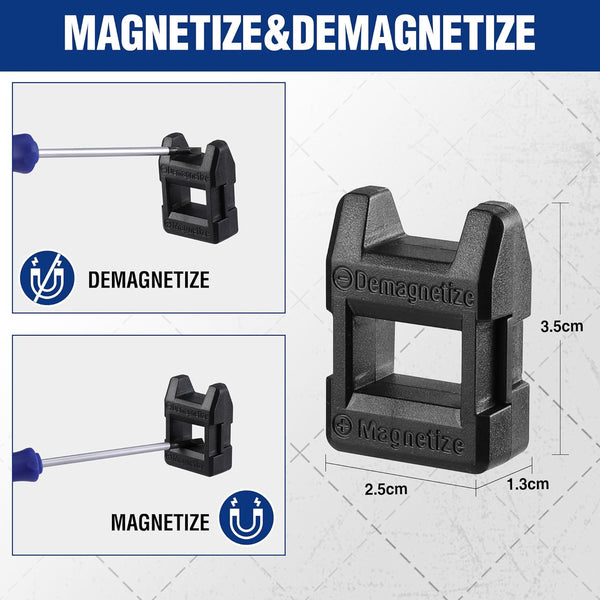 WORKPRO Precision Screwdriver Set 10-Piece, Cr-V Steel Small Screwdrivers Set, with Phillips, Slotted and Torx Tip, Organized in Zip Case, Ideal for Watch, Laptop