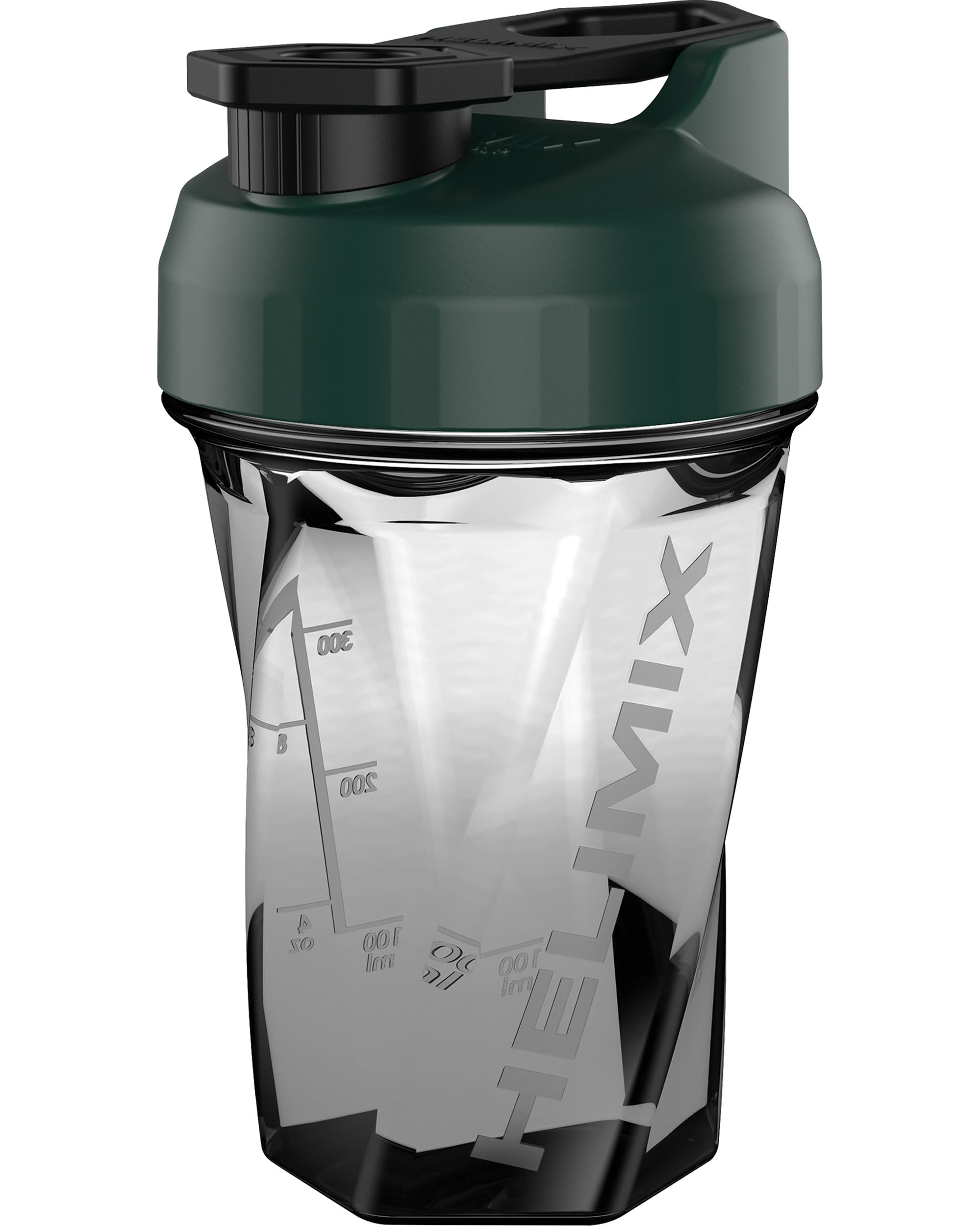 Helimix 2.0 Vortex Blender Shaker Bottle 828 ml - No Blending Ball or Whisk - USA Made - Portable Pre Workout Whey Protein Drink Cup - Mixes Cocktails Smoothies Shakes - Top Rack Safe