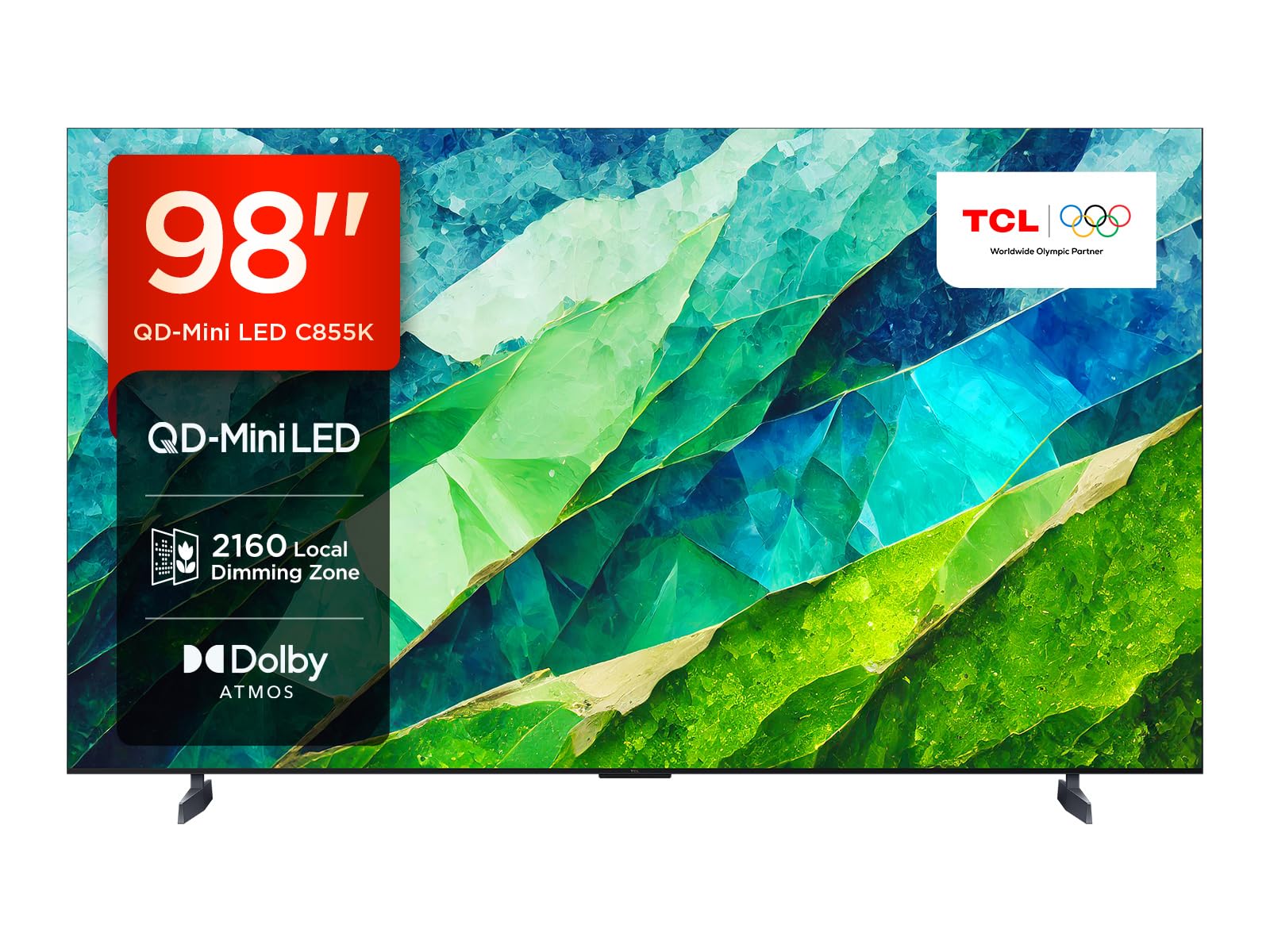 TCL 75Q6C-UK QD-Mini LED TV, 4K HDR Premium 1000nits, Smart TV Powered by Google TV (Dolby Vision IQ & Atmos, Onkyo 2.1 Sound System, 144Hz Motion Clarity Pro, 2025 New Model)