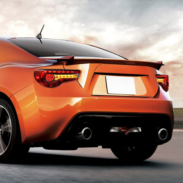 VLAND Rear Lights for GT86 FT86 2012-2020 BRZ 2013-2020 Tail Lights Assembly with Sequential Turn Signal (smoked a)