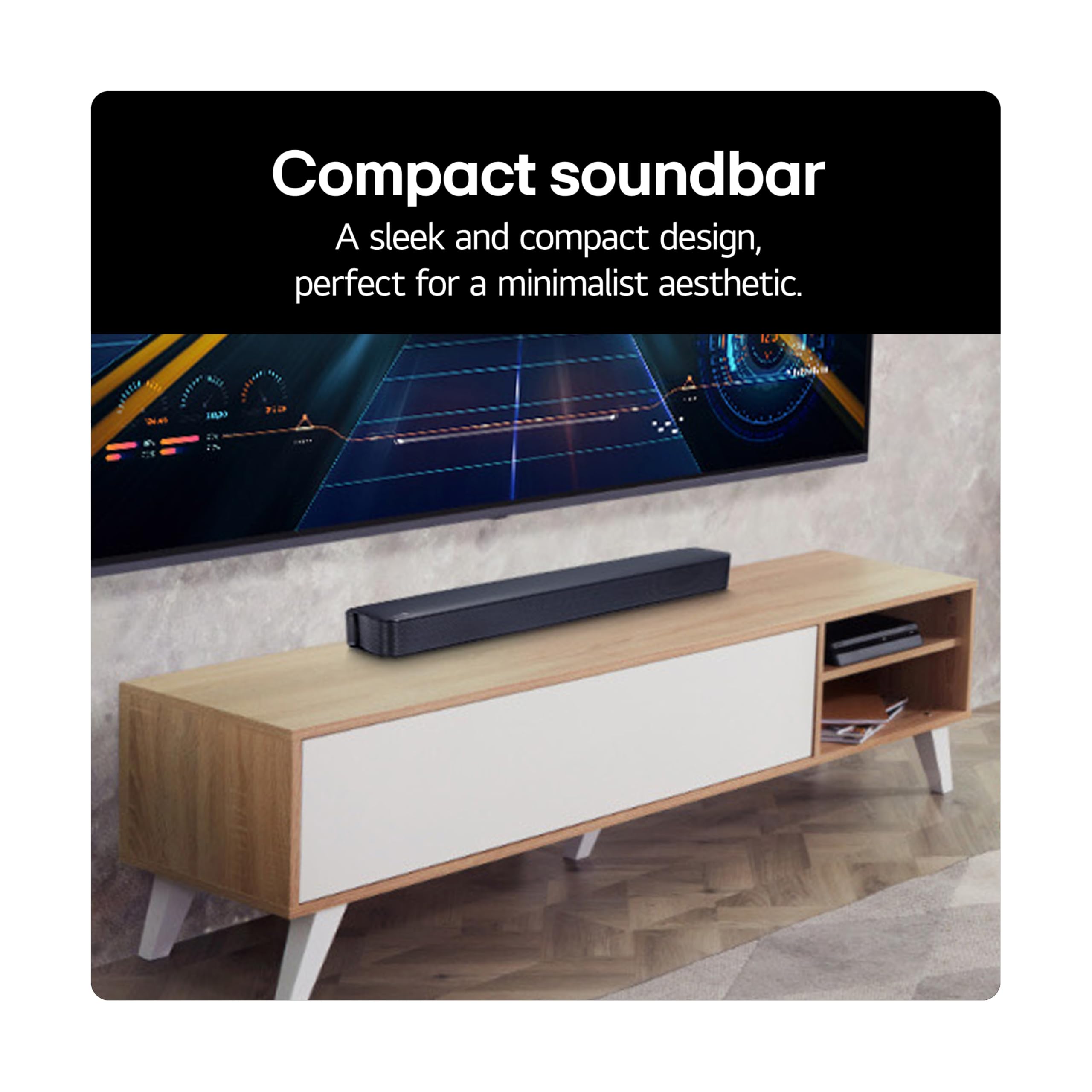 LG USC9S Bluetooth Soundbar for TV with Dolby Atmos & Wireless Subwoofer 3.1 channel