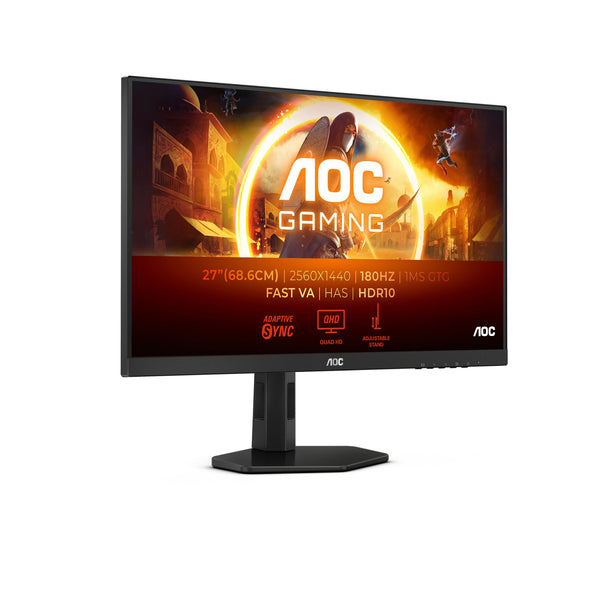 AOC Gaming 25G3ZM/BK - 24.5" 240Hz FHD Monitor, 0.5ms MPRT, FreeSync Premium (1920x1080, HDMI 2.0 x 2, DisplayPort 1.2 x 1, Headphone out (3.5mm)) black/red