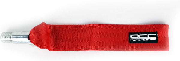 OCC MOTORSPORT RED TOW STRAP WITH SCREW