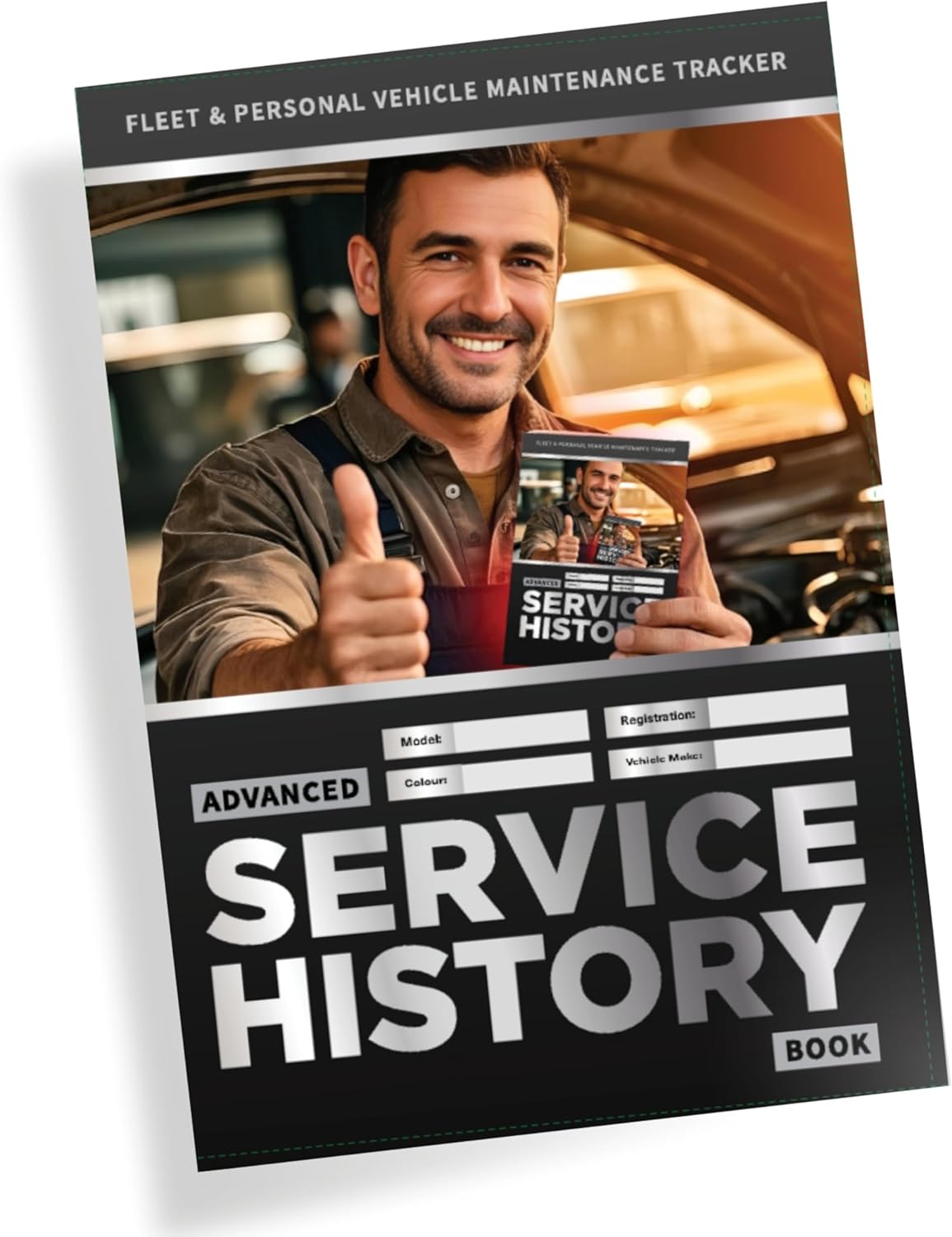 Ethicom® Blank Service History Book Car Motorbike Van Truck HGV PSV Tractor & Plant Maintenance Replacement Log Book PetDieselHybrid Land Rover Abarth Ford BMW Audi VW Service Book Transport Manager