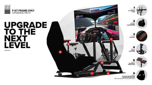 Next Level Racing F-GT Formula and GT Simulator Cockpit