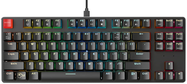 Glorious Gaming GMMK Compact 60%, Barebones (Frame Only) - Mechanical Gaming Keyboard, Per Key RGB, Hotswap & Customisable, International/ISO Layout - Black