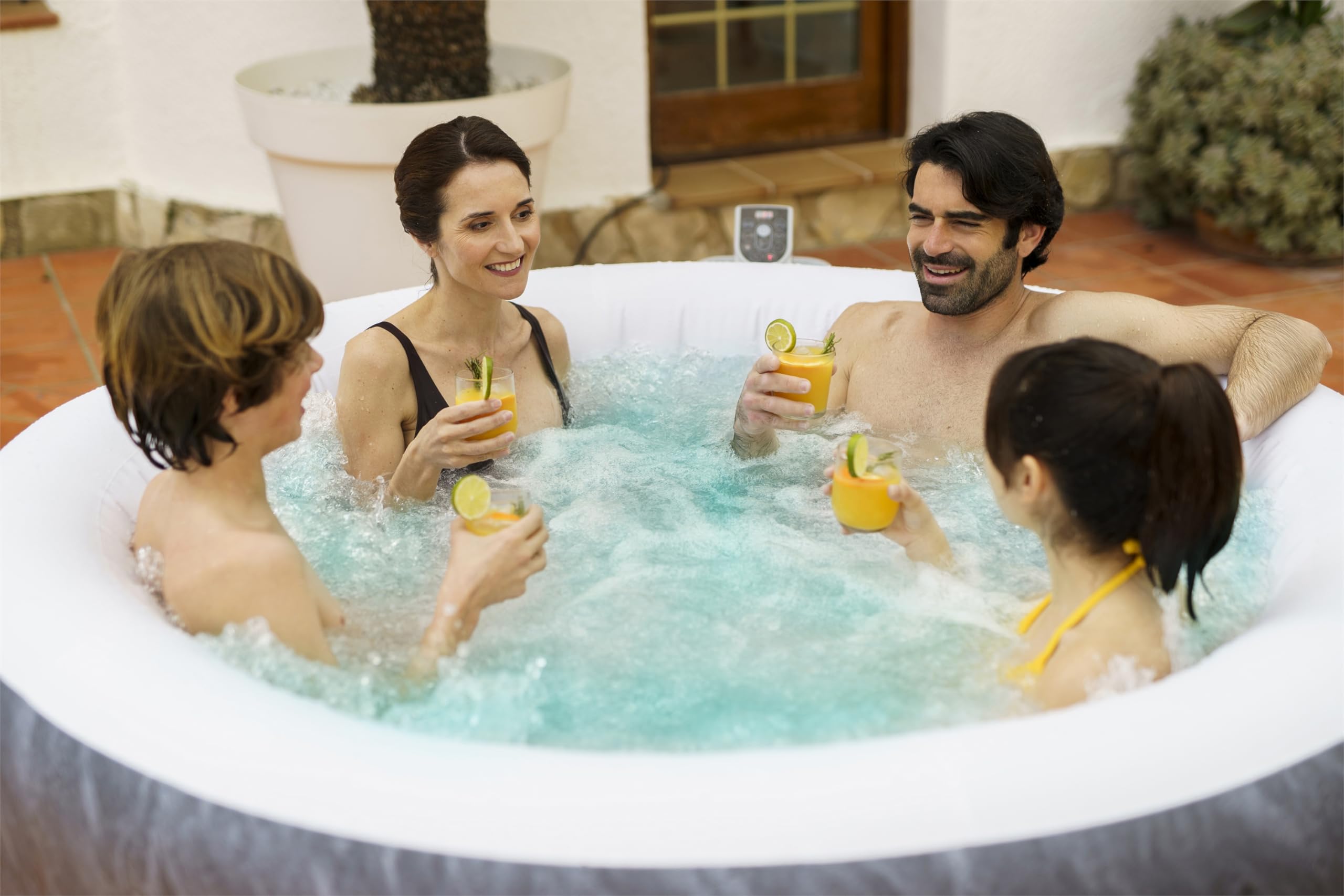 Lay-Z-Spa Boracay Smart Signature AirJetInflatable Hot Tub with App-Control 2-4 person