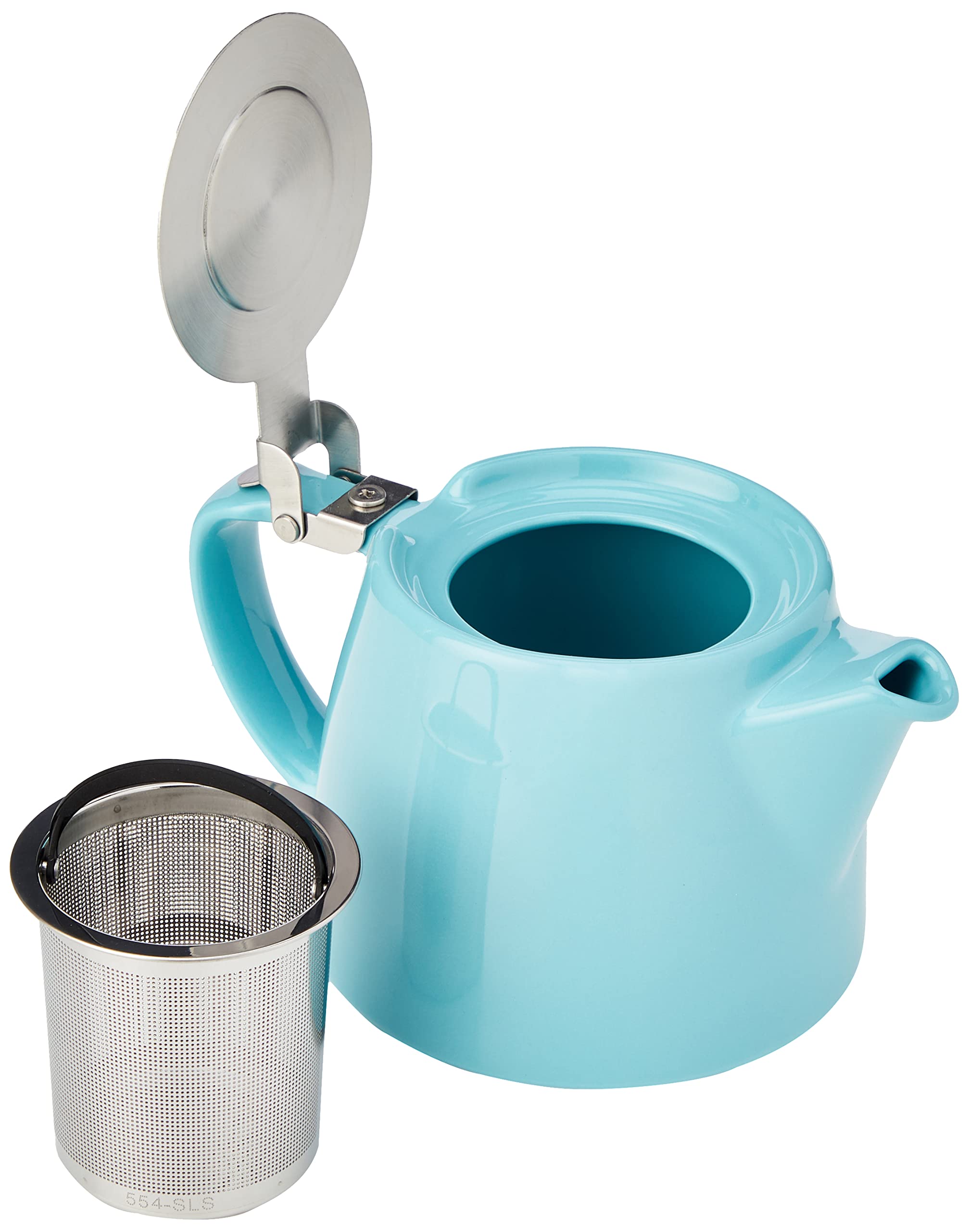Forlife Stump Teapot 530 mL, Turquoise